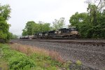 NS 1117 and 4087 with train 38G at Cove PA